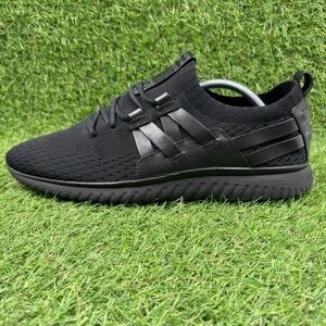 Cole Haan Grand Motion Mens Size 11.5 Black Woven Knit Stitchlite Shoes Sneakers